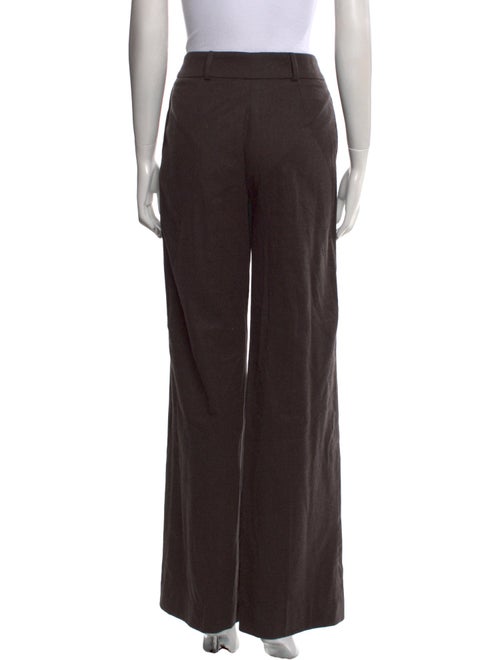Oscar de la Renta Wool Wide Leg Pants