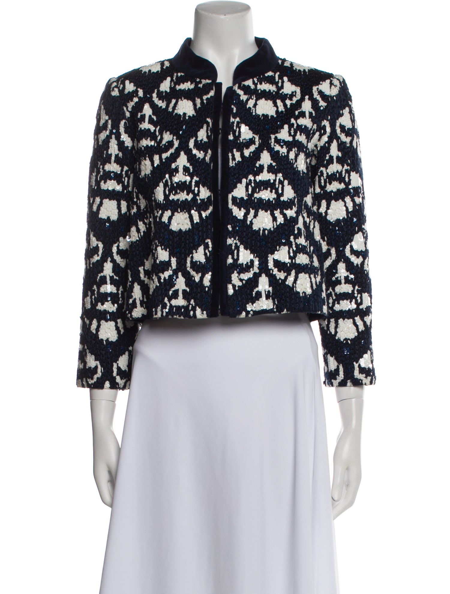 Oscar de la Renta Printed Jacket