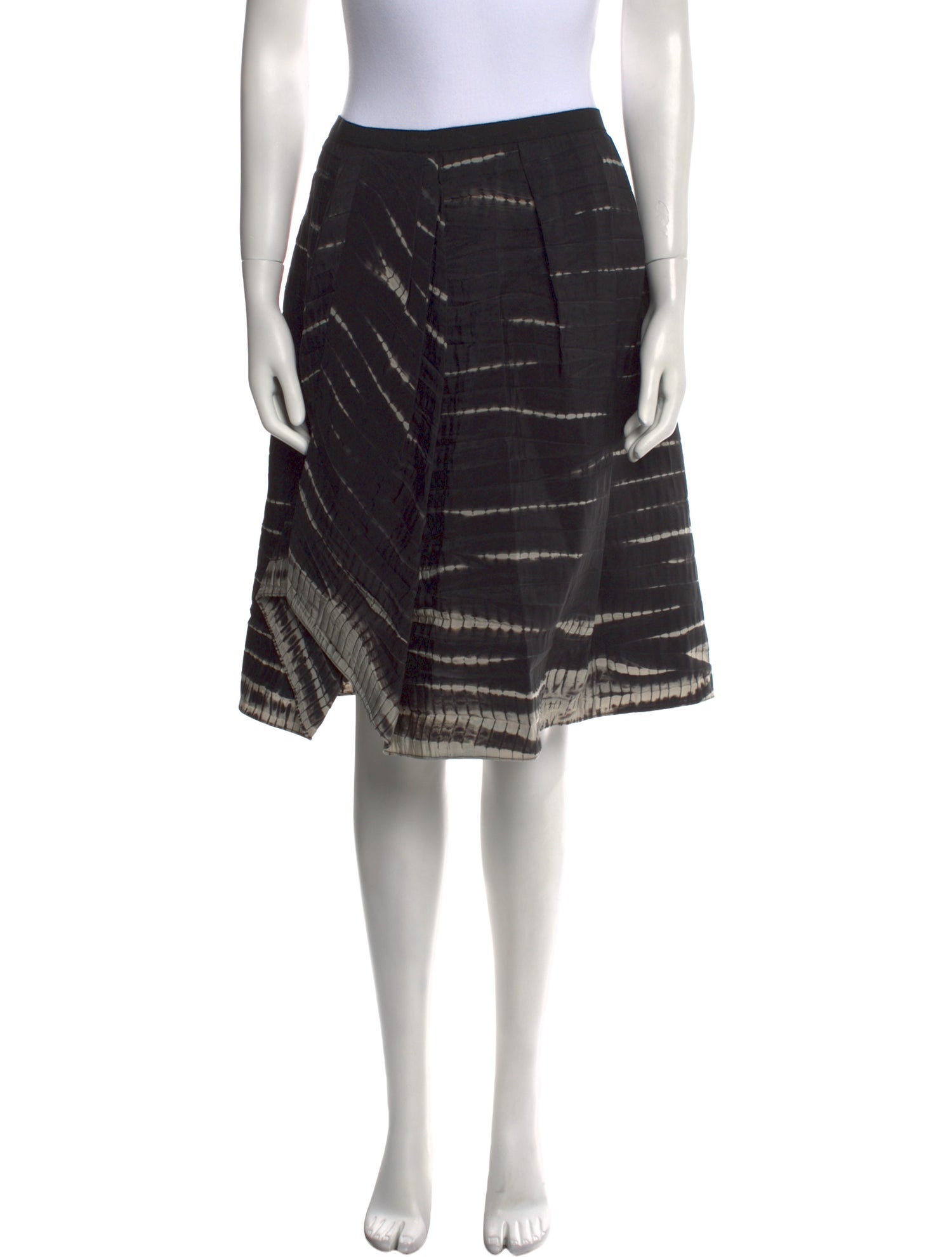 Oscar de la Renta Silk Knee-Length Skirt