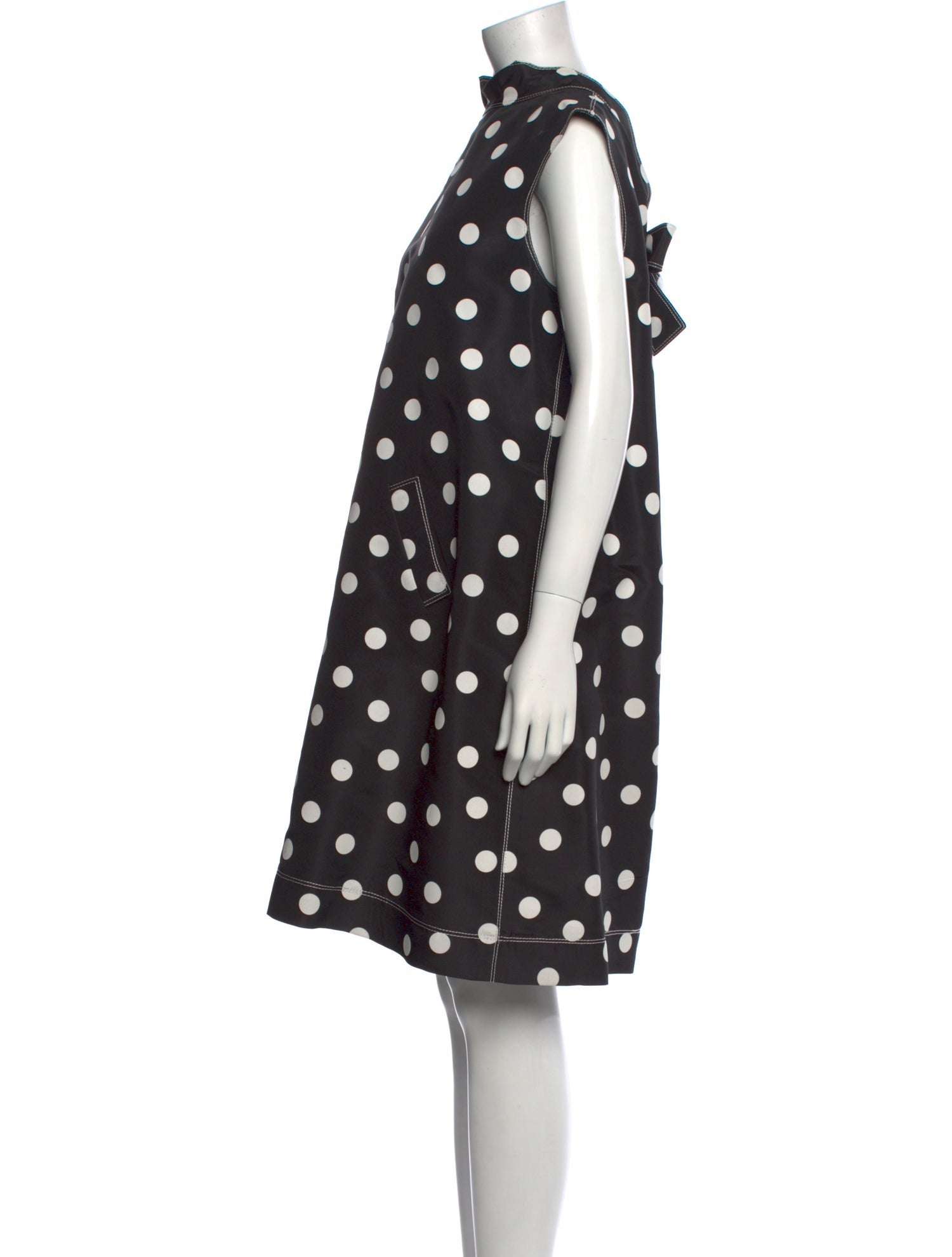 Oscar de la Renta Silk Knee-Length Dress