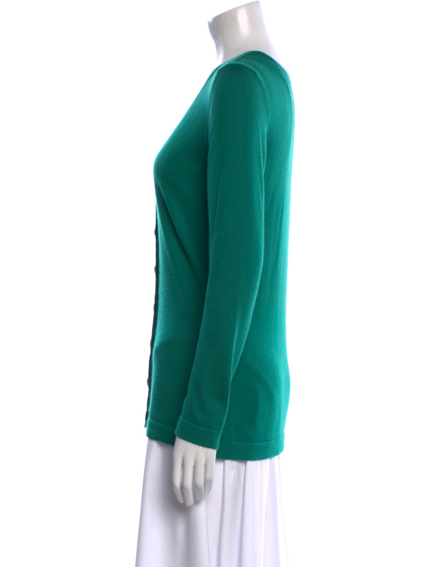 Oscar de la Renta Cashmere V-Neck Sweater