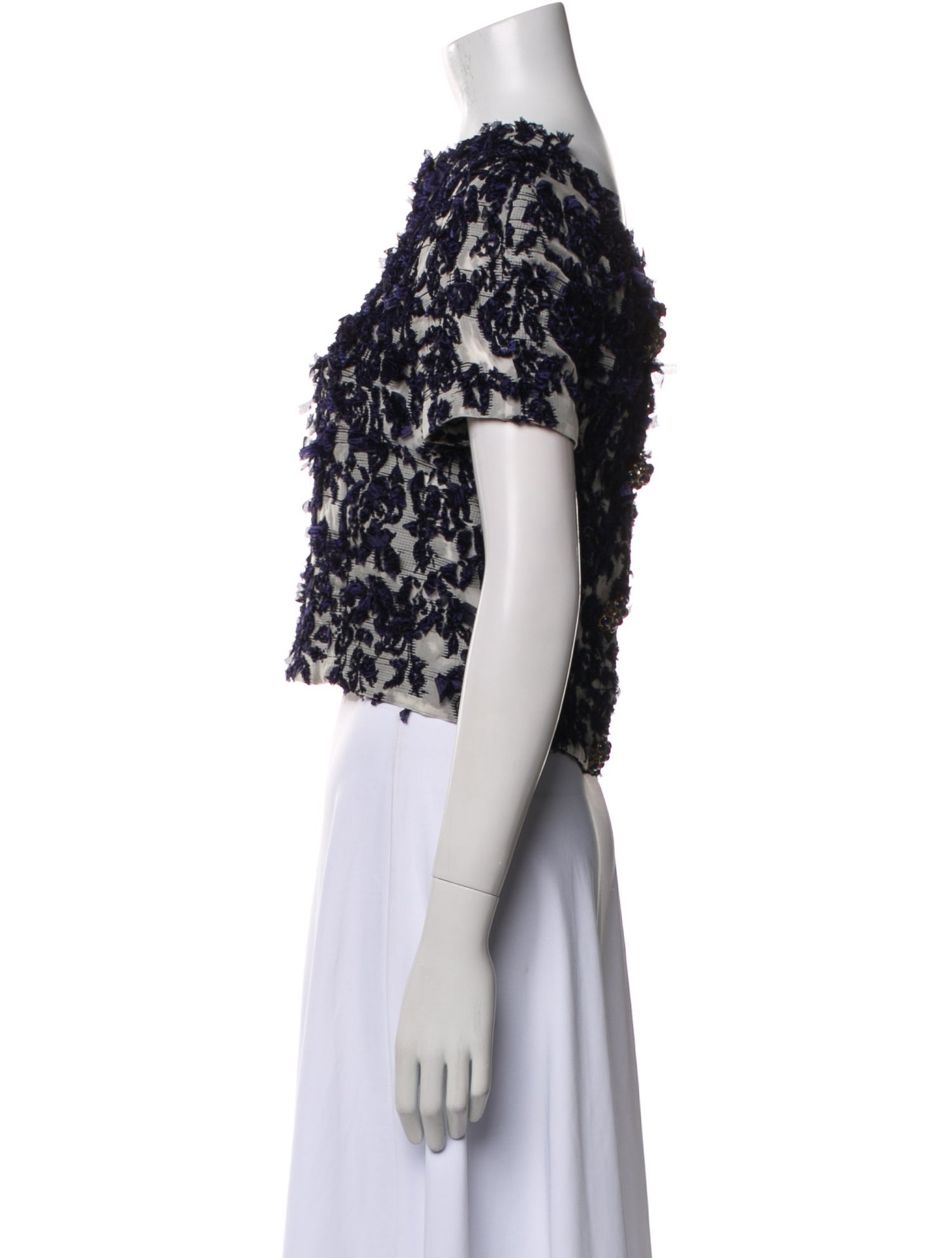 Oscar de la Renta Patterned Jacket