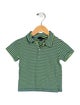Oscar de la Renta Toddler Boys' Patterned Short Sleeve Polo