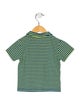 Oscar de la Renta Toddler Boys' Patterned Short Sleeve Polo