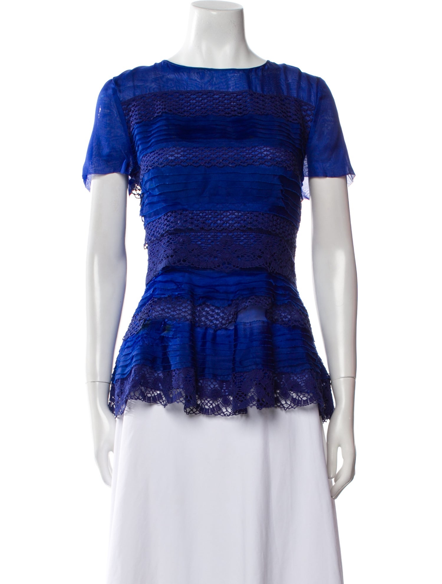 Oscar de la Renta 2014 Silk Top