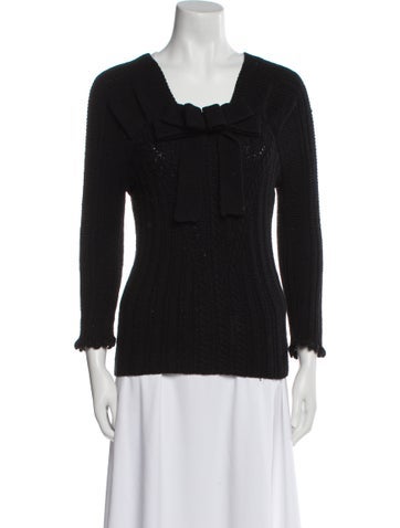 Oscar de la Renta Knitwear Vintage Cashmere Sweater M