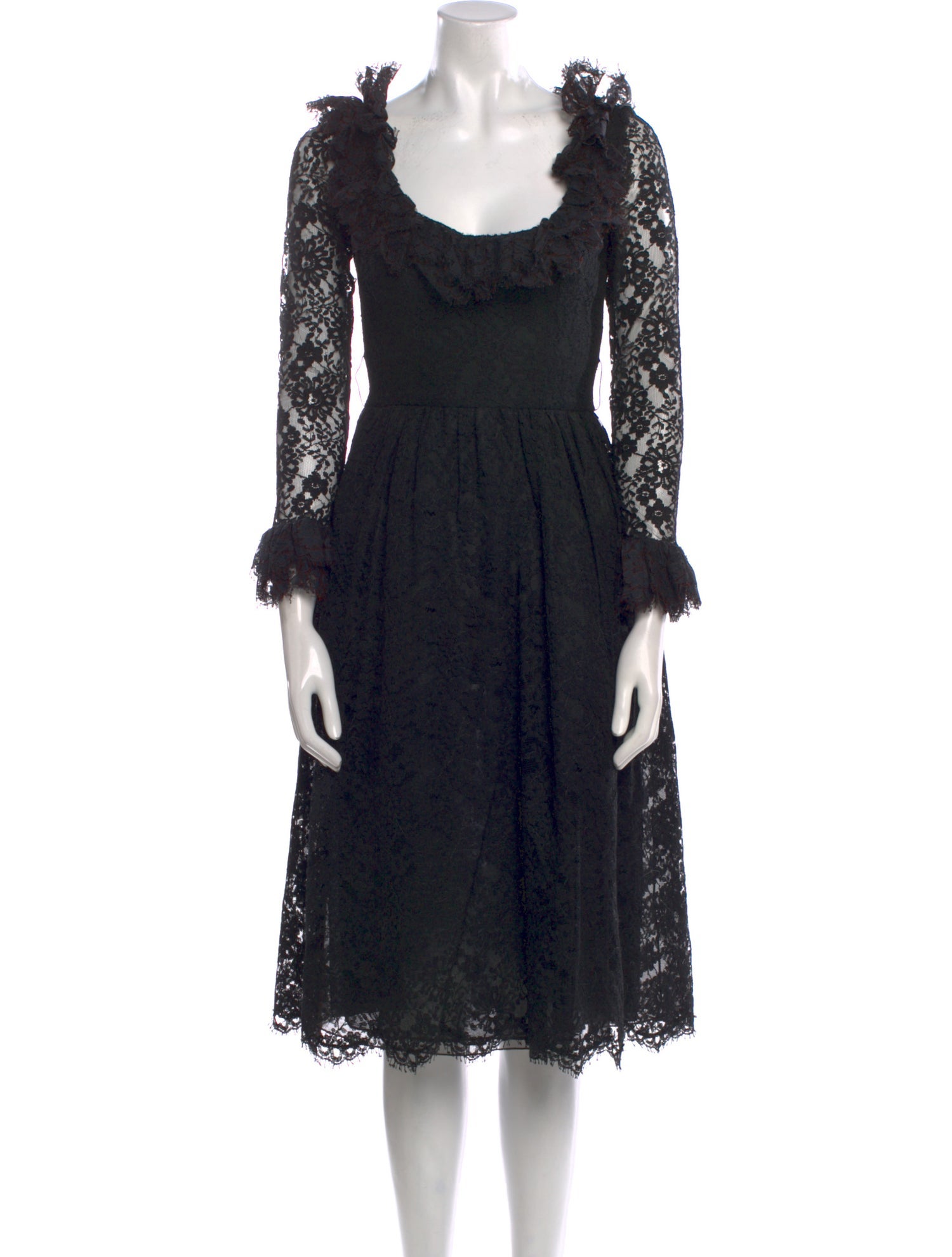 Oscar de la Renta Vintage Midi Length Dress