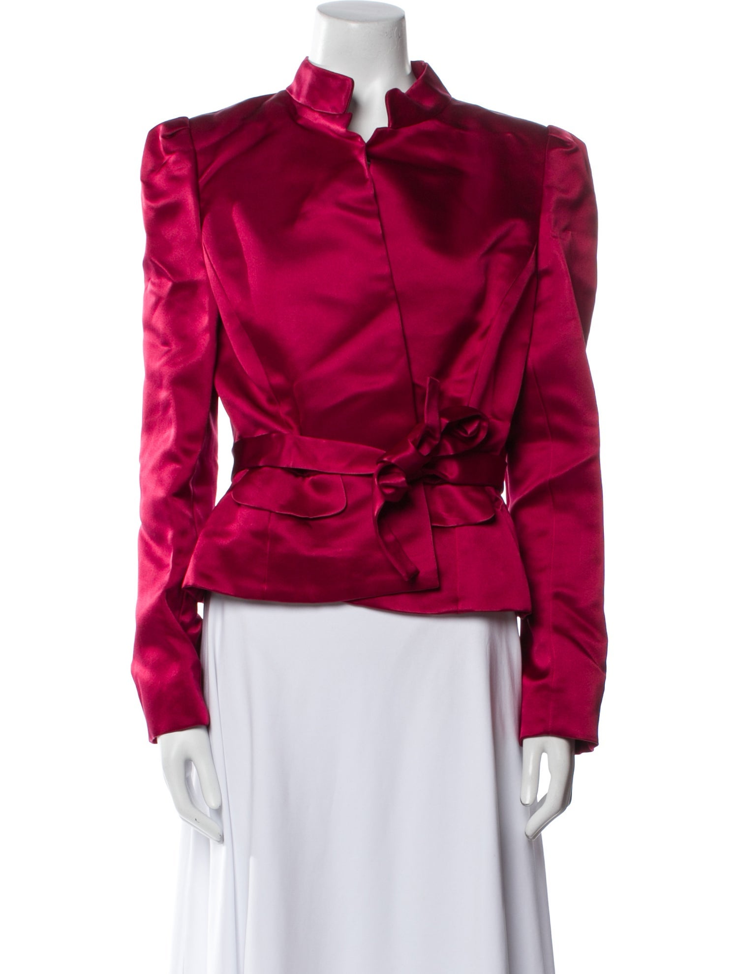 Oscar de la Renta Silk Evening Jacket