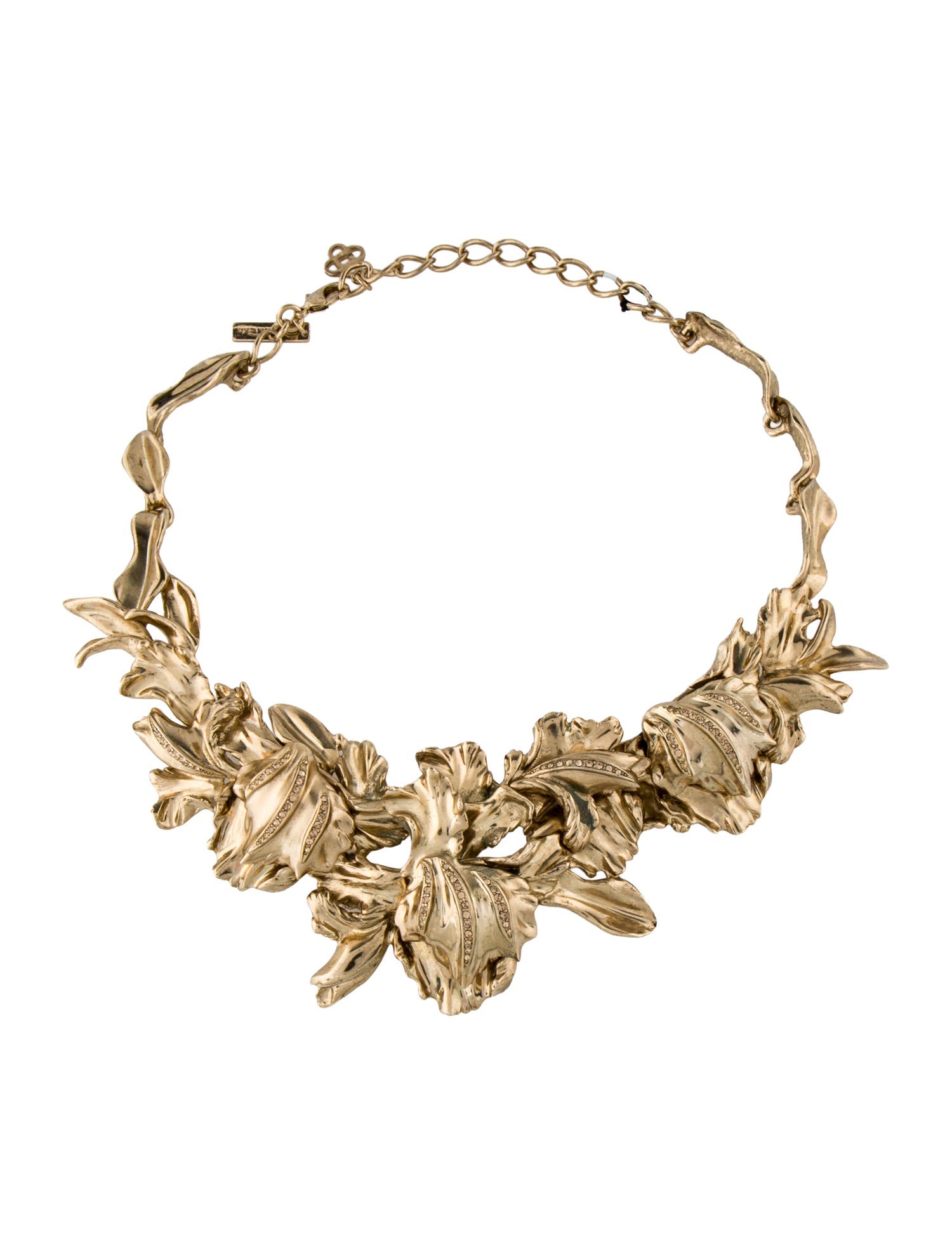 Oscar de la Renta Crystal Collar Necklace