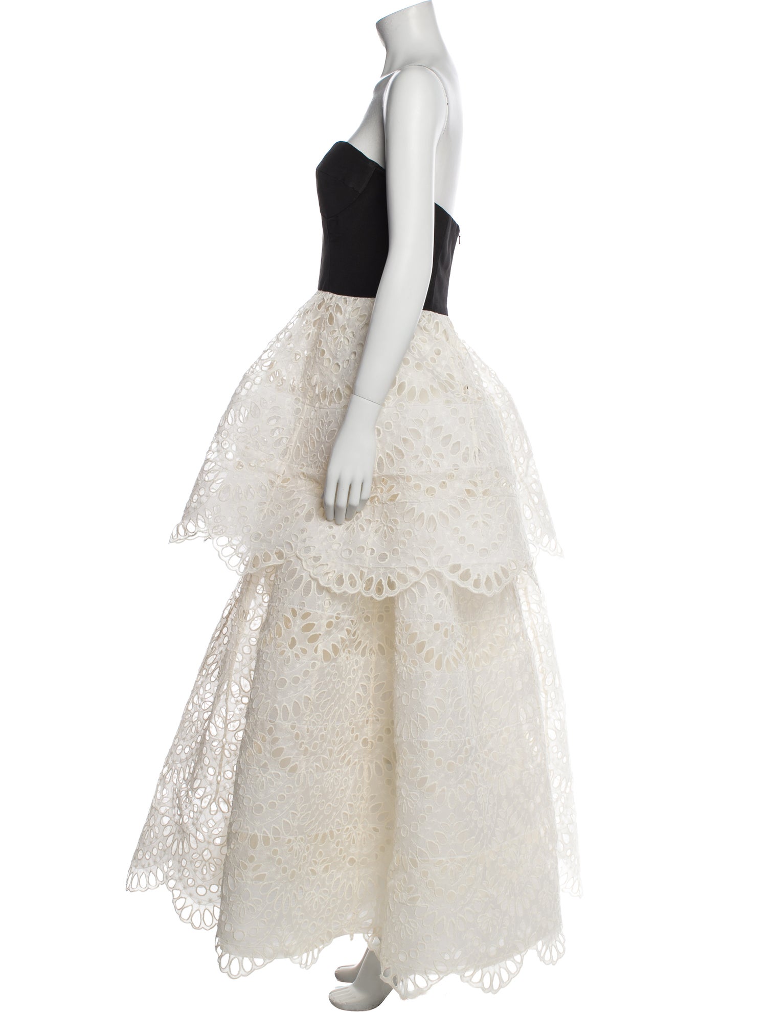 Oscar de la Renta Silk Long Dress