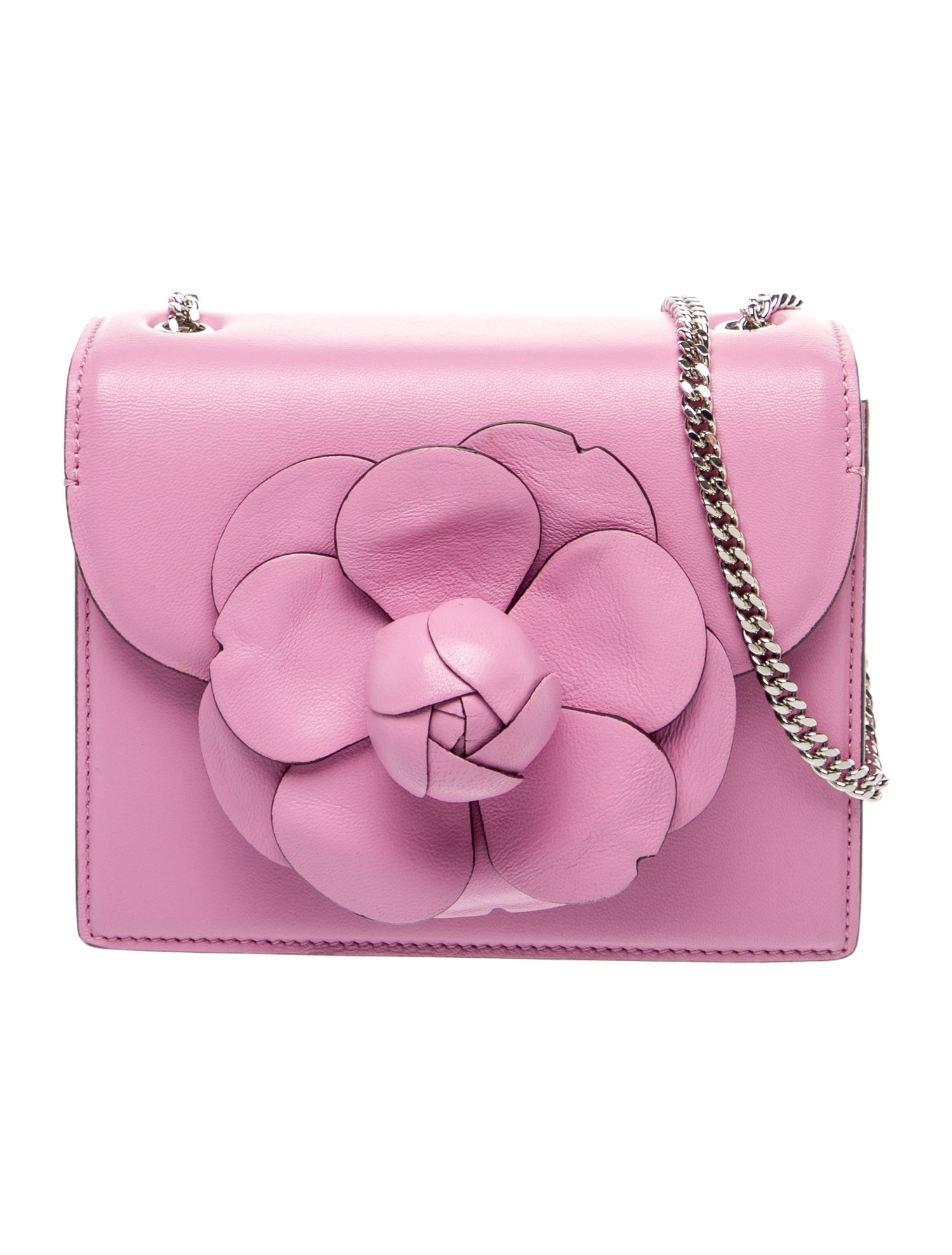 Oscar de la Renta Leather Crossbody Bag