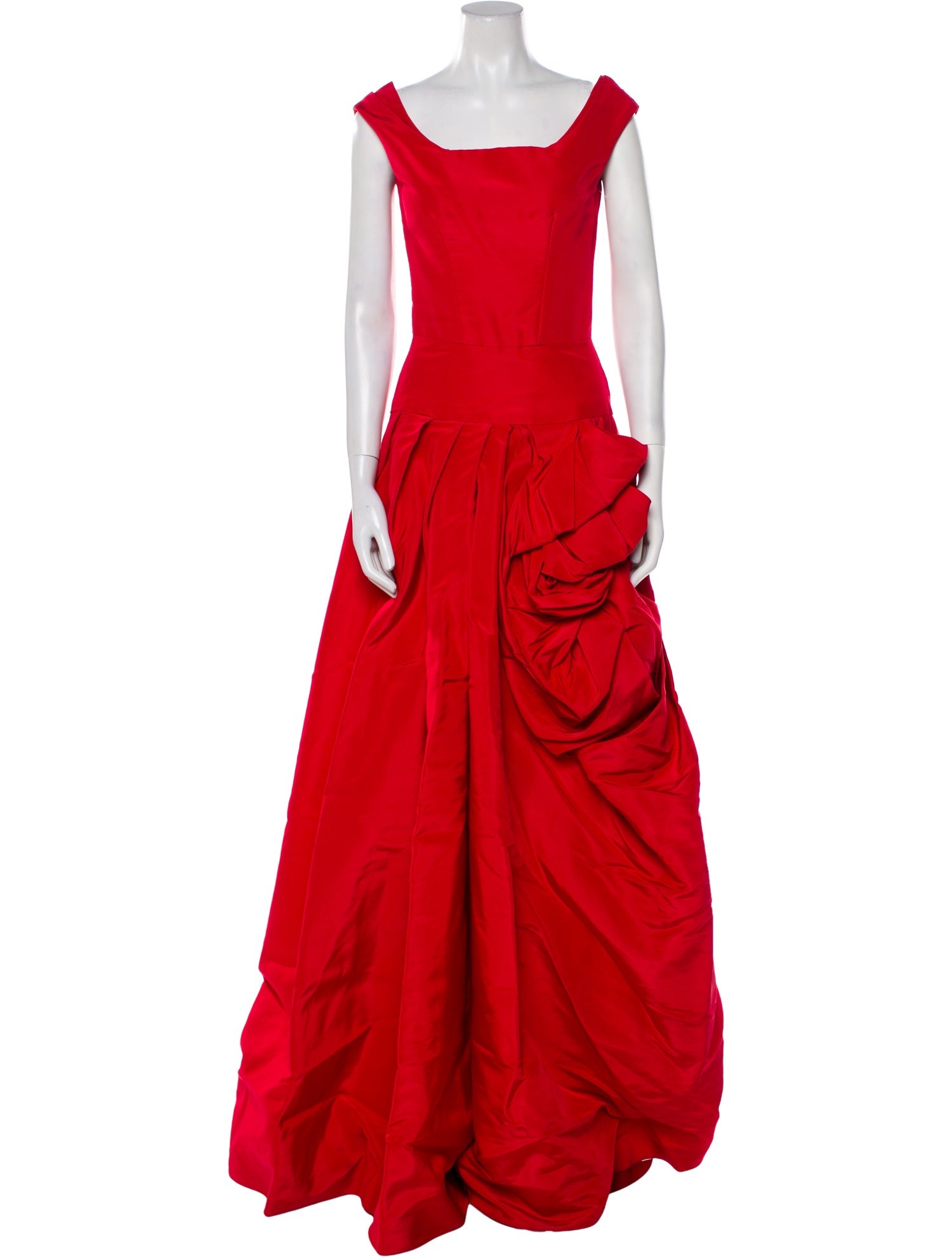 Oscar de la Renta Silk Long Dress