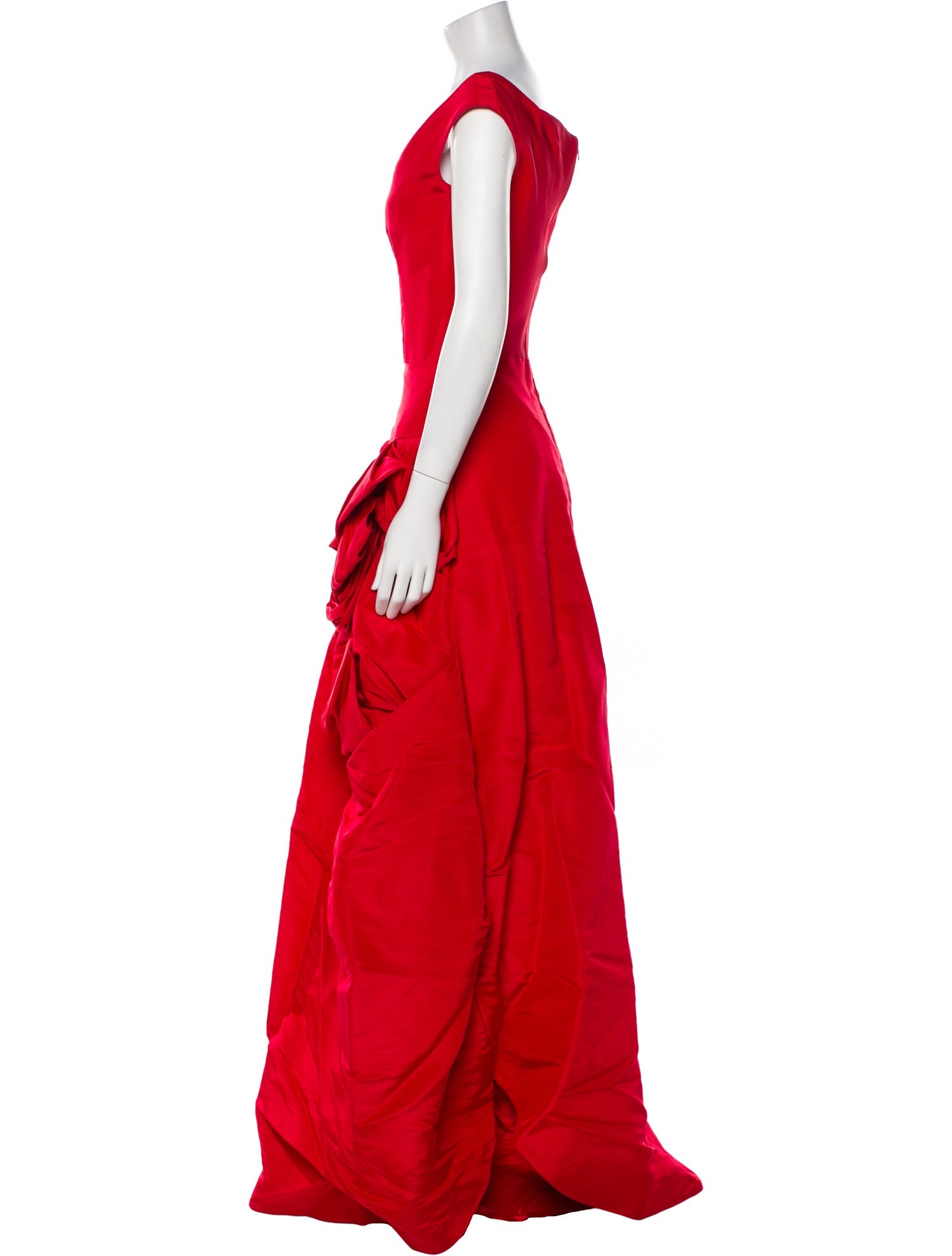 Oscar de la Renta Silk Long Dress
