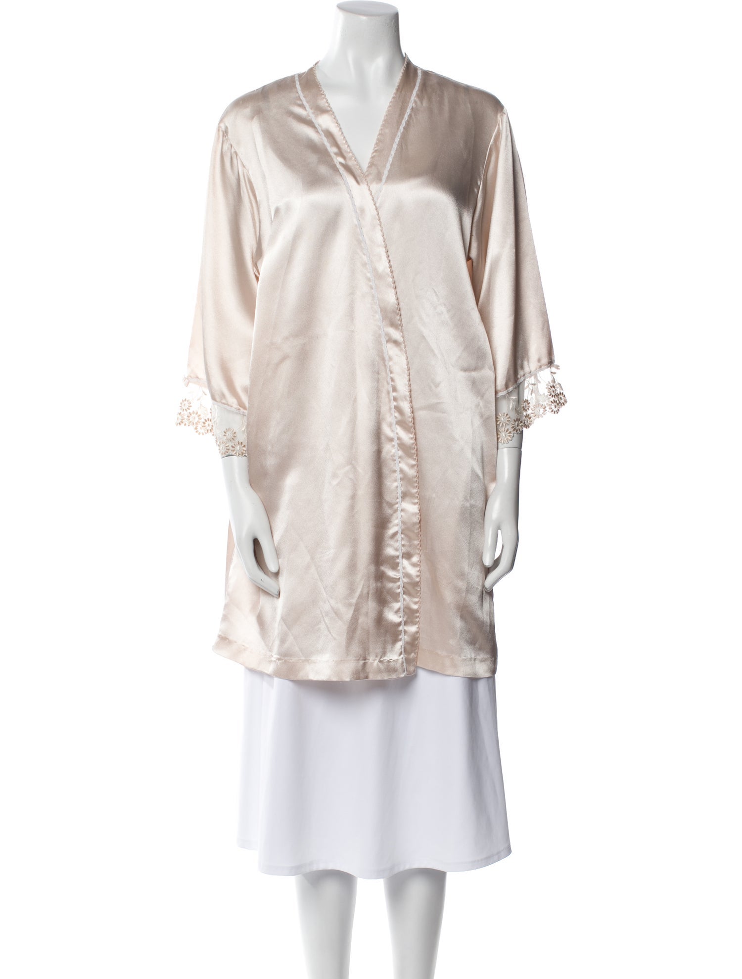 Oscar de la Renta Silk Robe