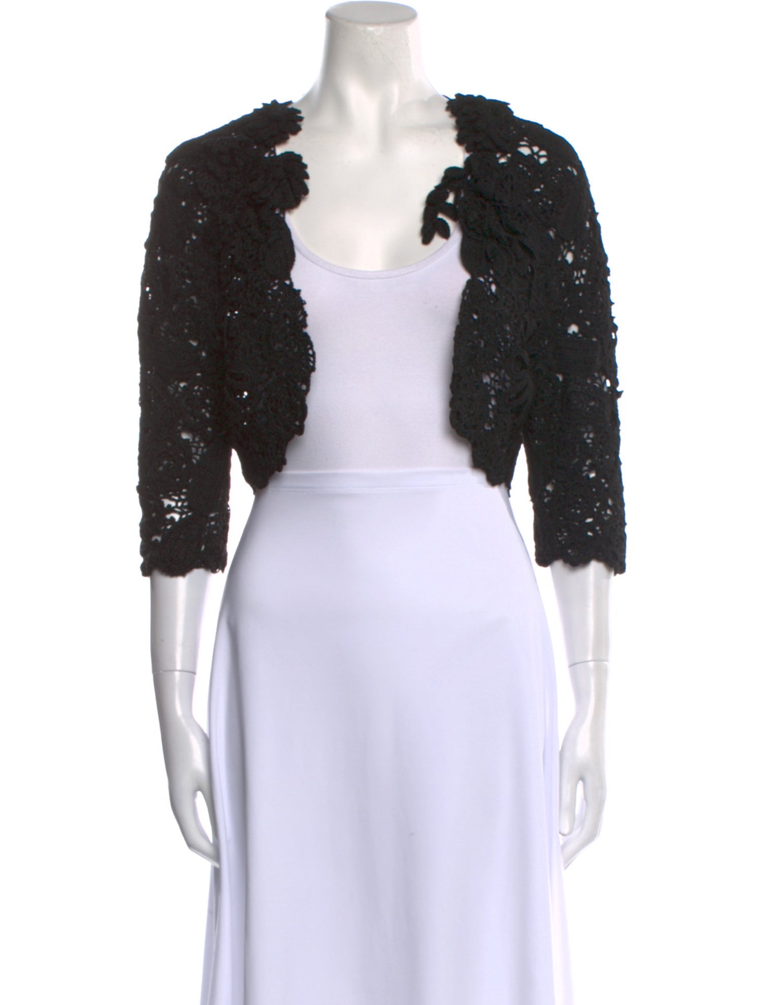 Oscar de la Renta Silk Scoop Neck Sweater