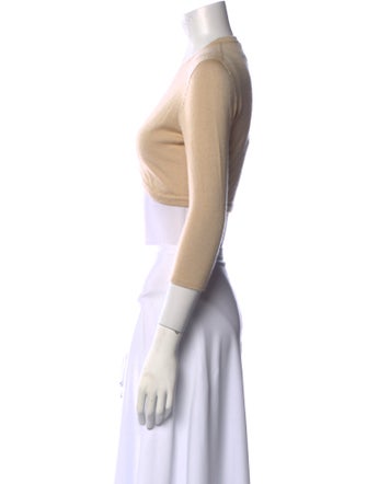 Oscar de la Renta Cashmere Open Front Sweater