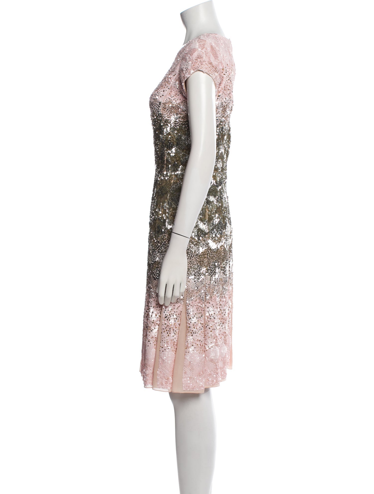 Oscar de la Renta Silk Mini Dress