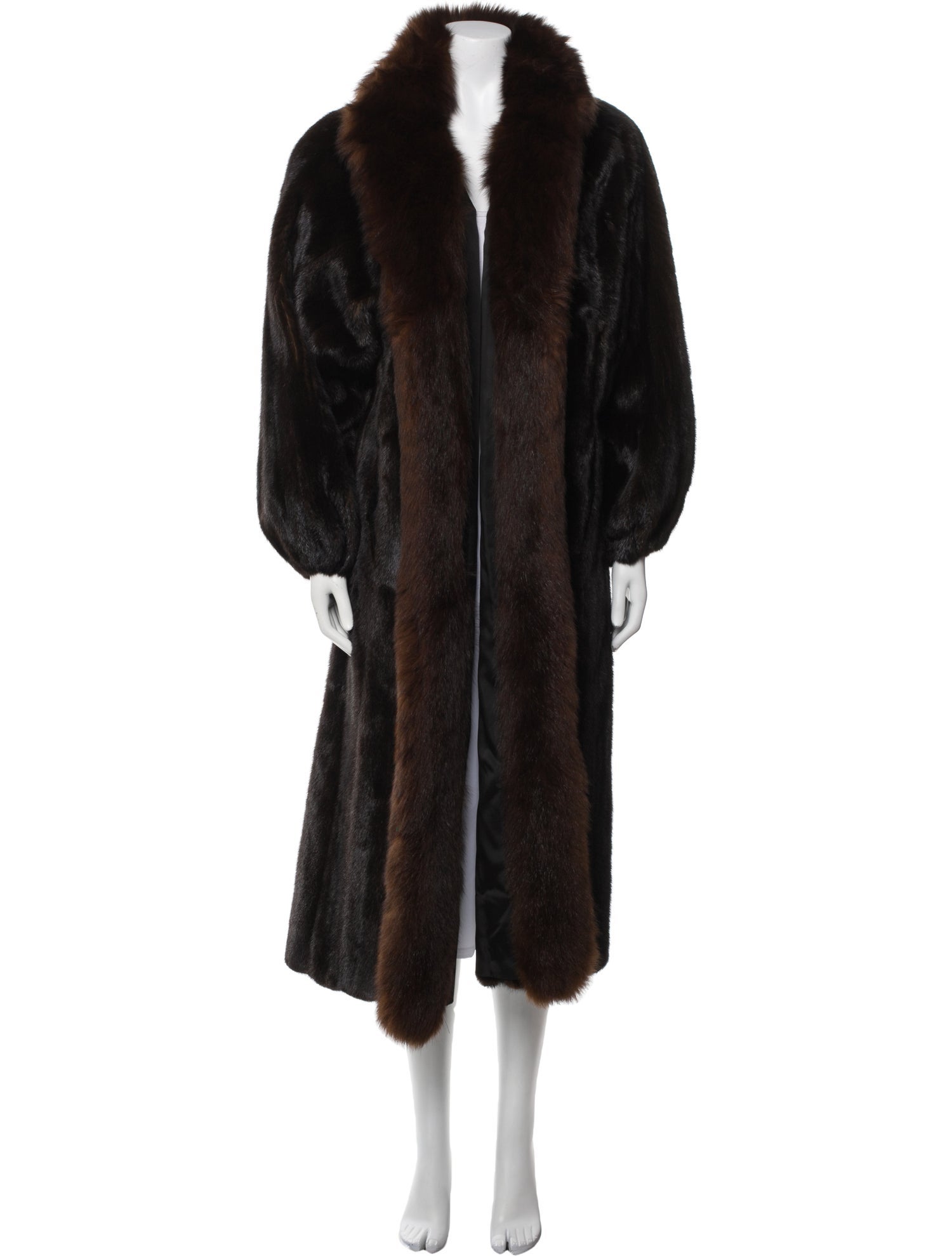 Oscar de la Renta Faux Fur Coat