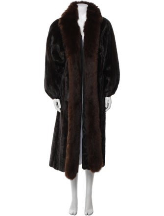 Oscar de la Renta Faux Fur Coat