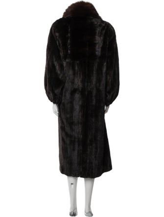 Oscar de la Renta Faux Fur Coat