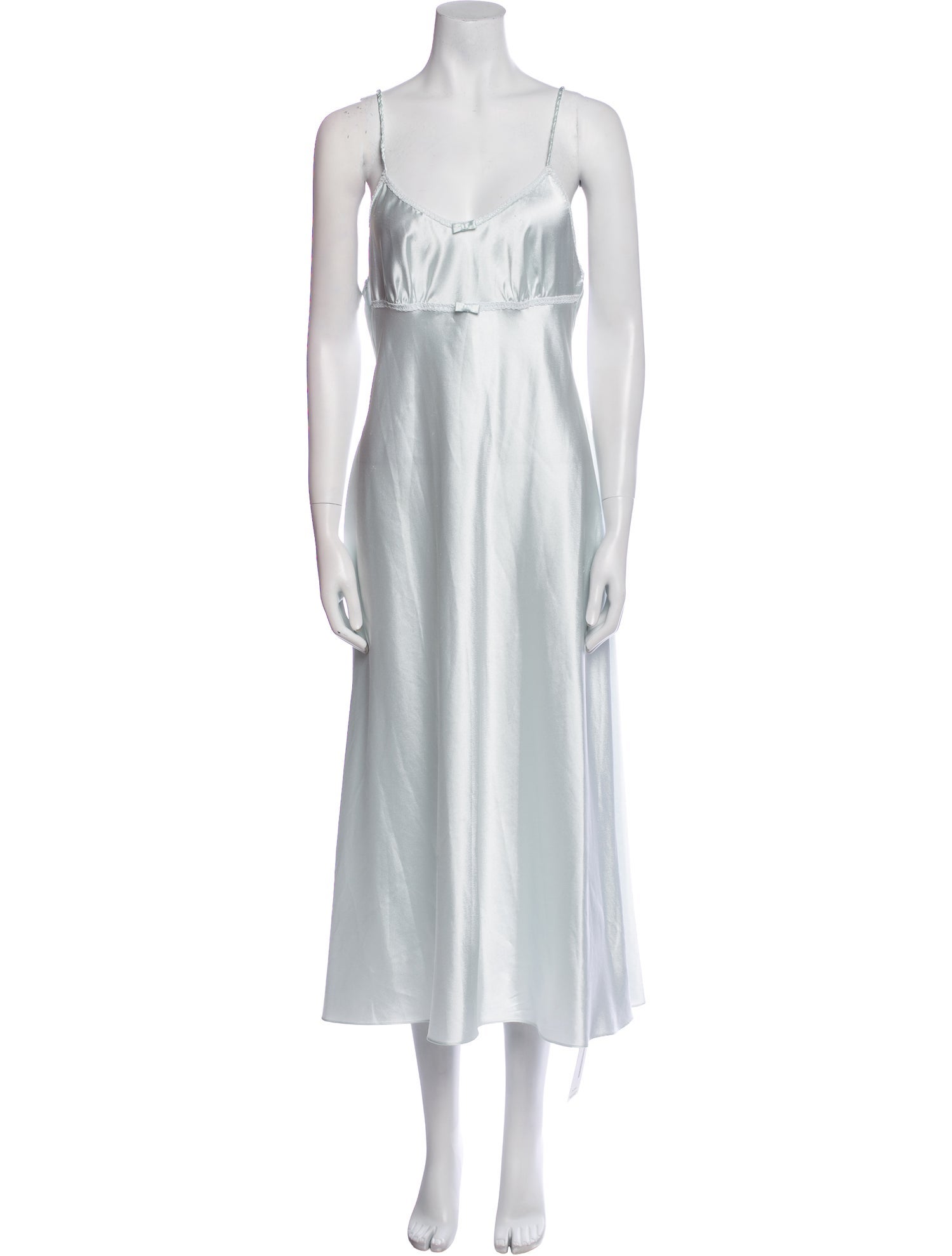 Oscar de la Renta Vintage Lace Trim Embellishment Nightgown