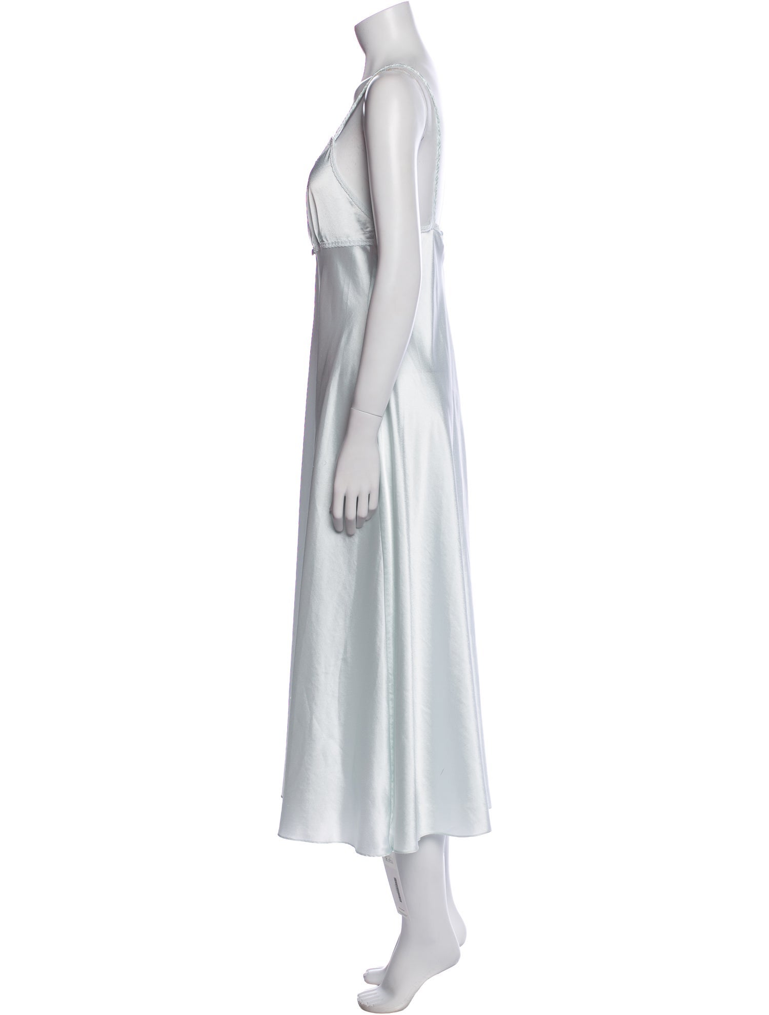 Oscar de la Renta Vintage Lace Trim Embellishment Nightgown