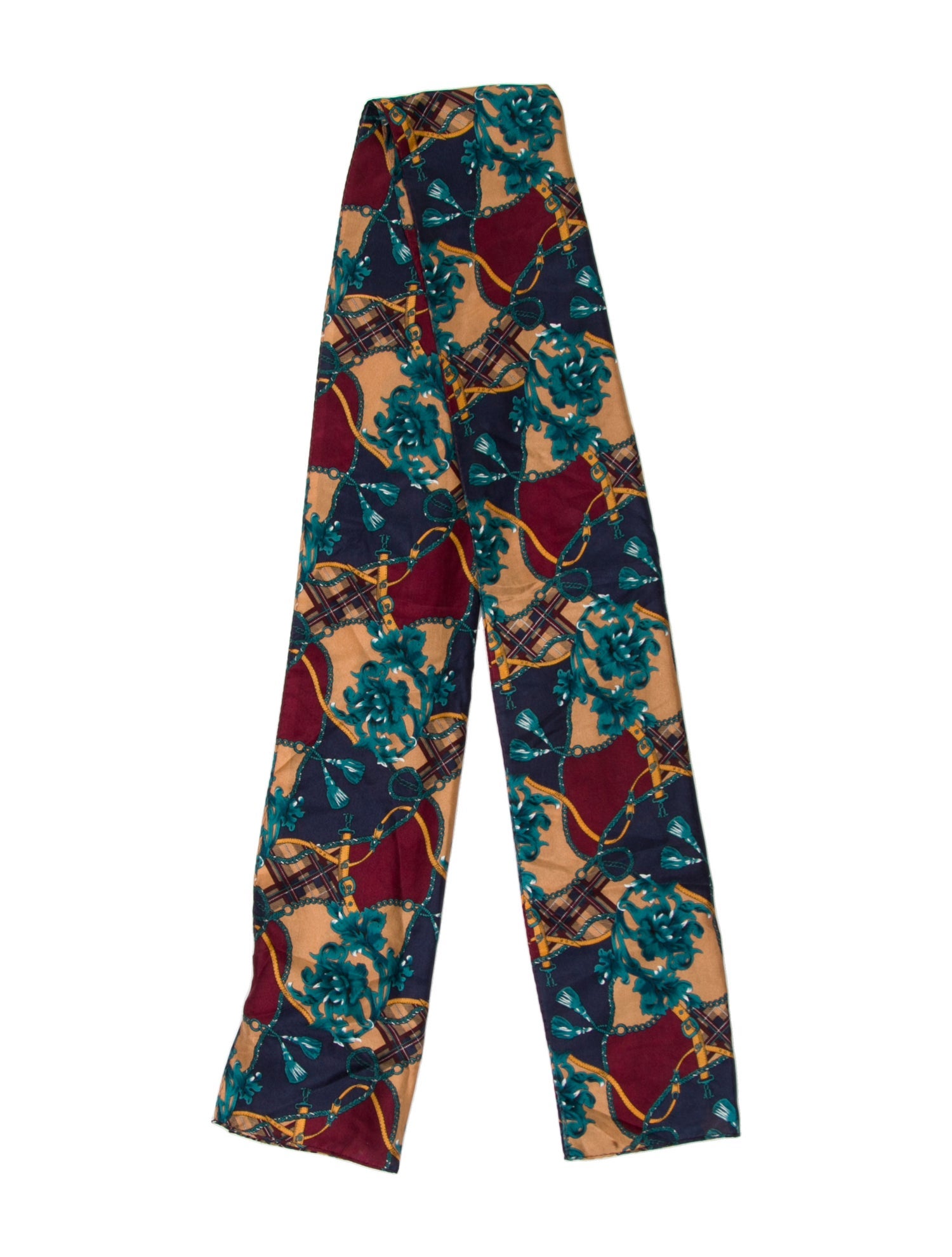 Oscar de la Renta Silk Printed Scarf