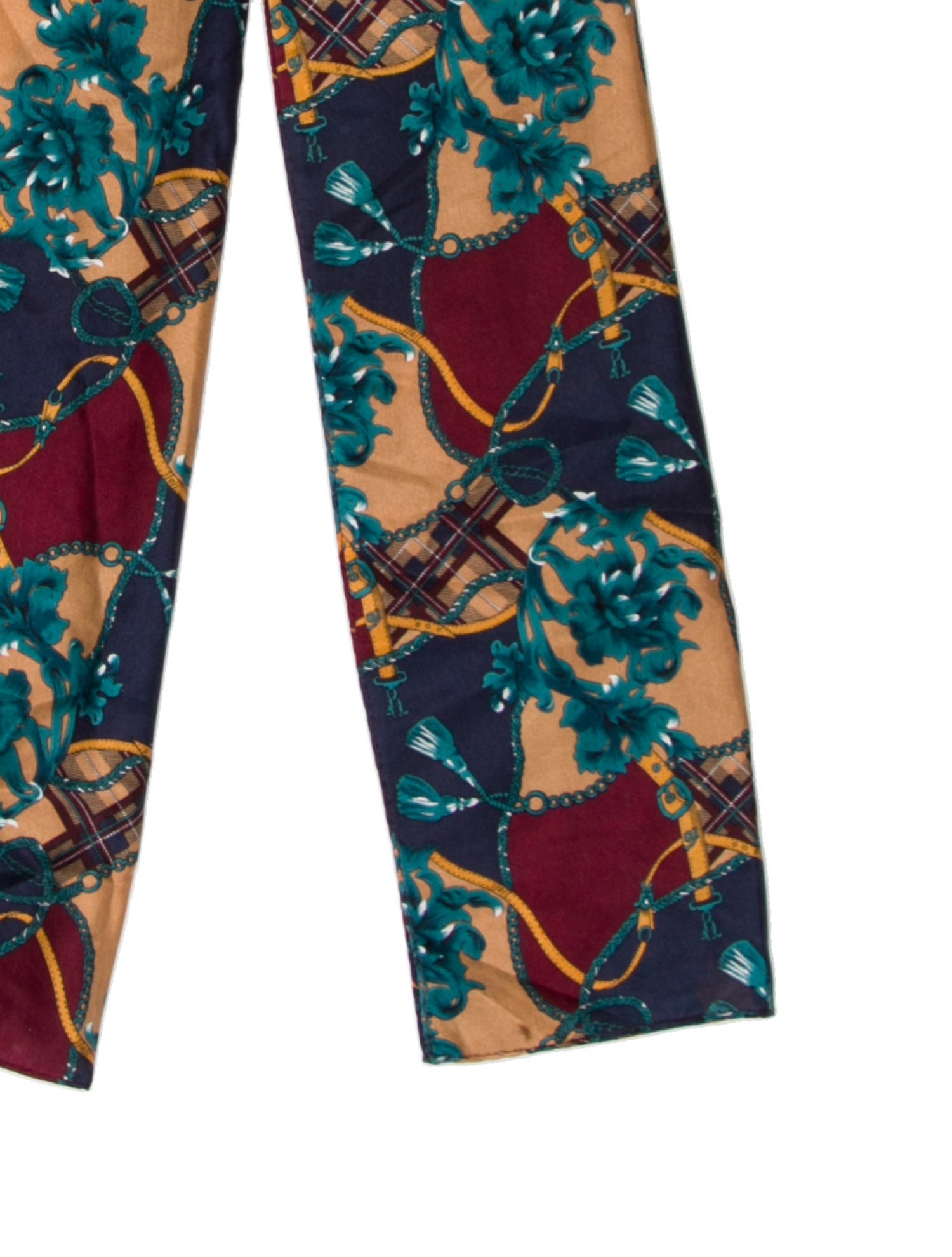 Oscar de la Renta Silk Printed Scarf