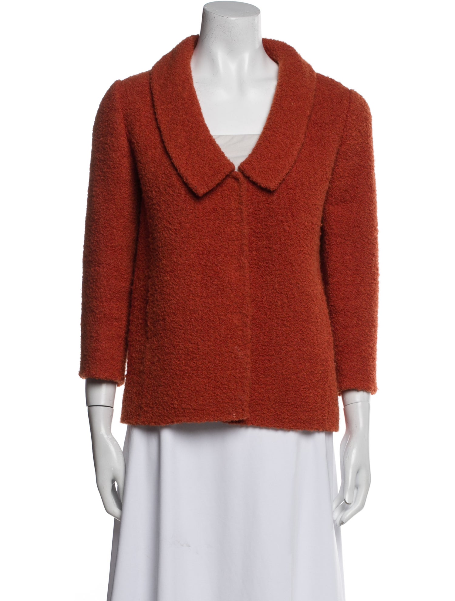 Oscar de la Renta Faux Fur Jacket