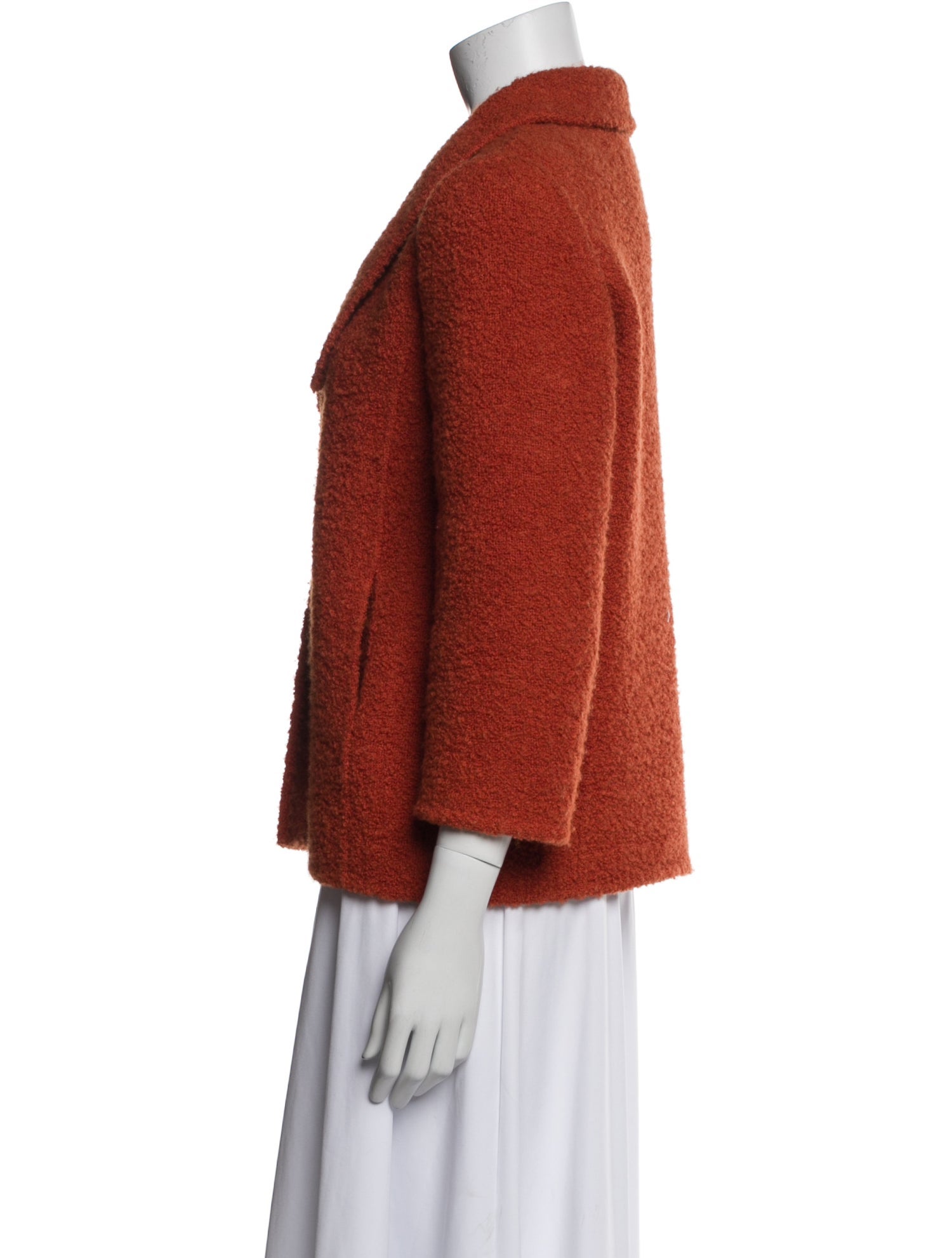 Oscar de la Renta Faux Fur Jacket