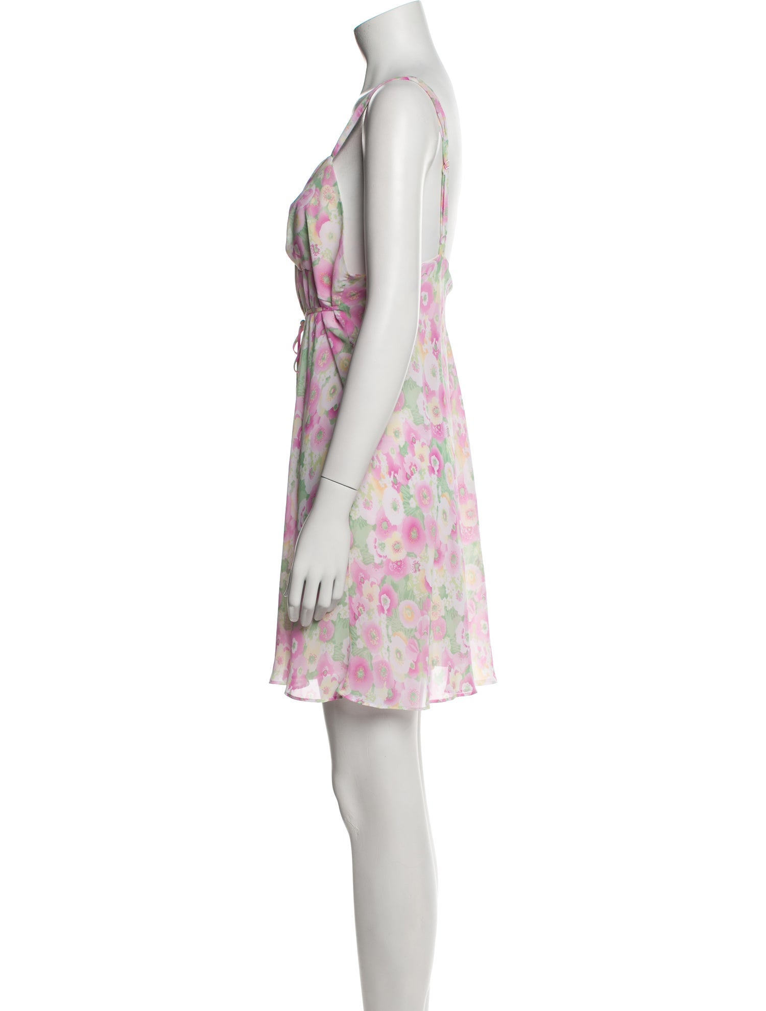 Oscar de la Renta Floral Print Nightgown