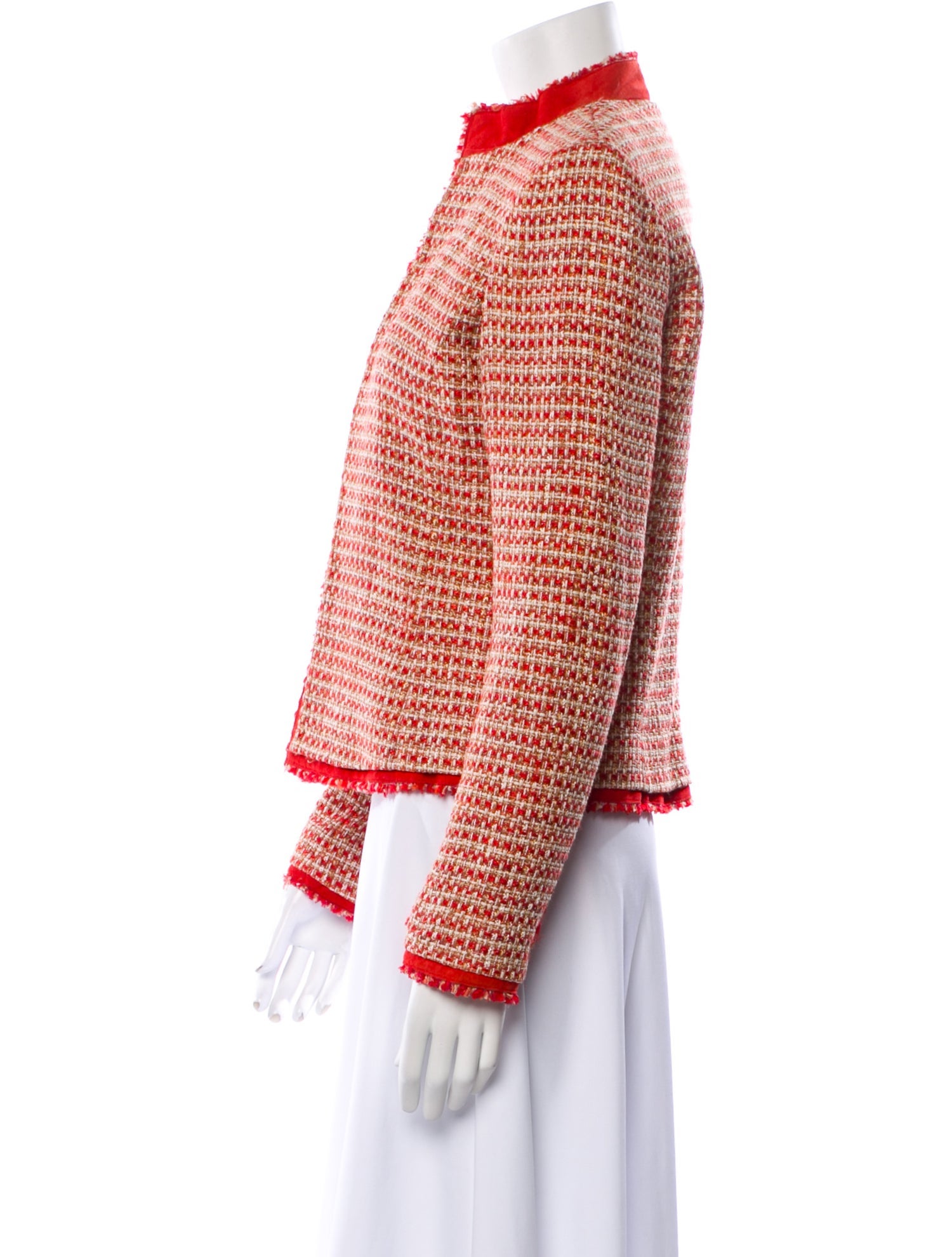 Oscar de la Renta Vintage Tweed Pattern Jacket