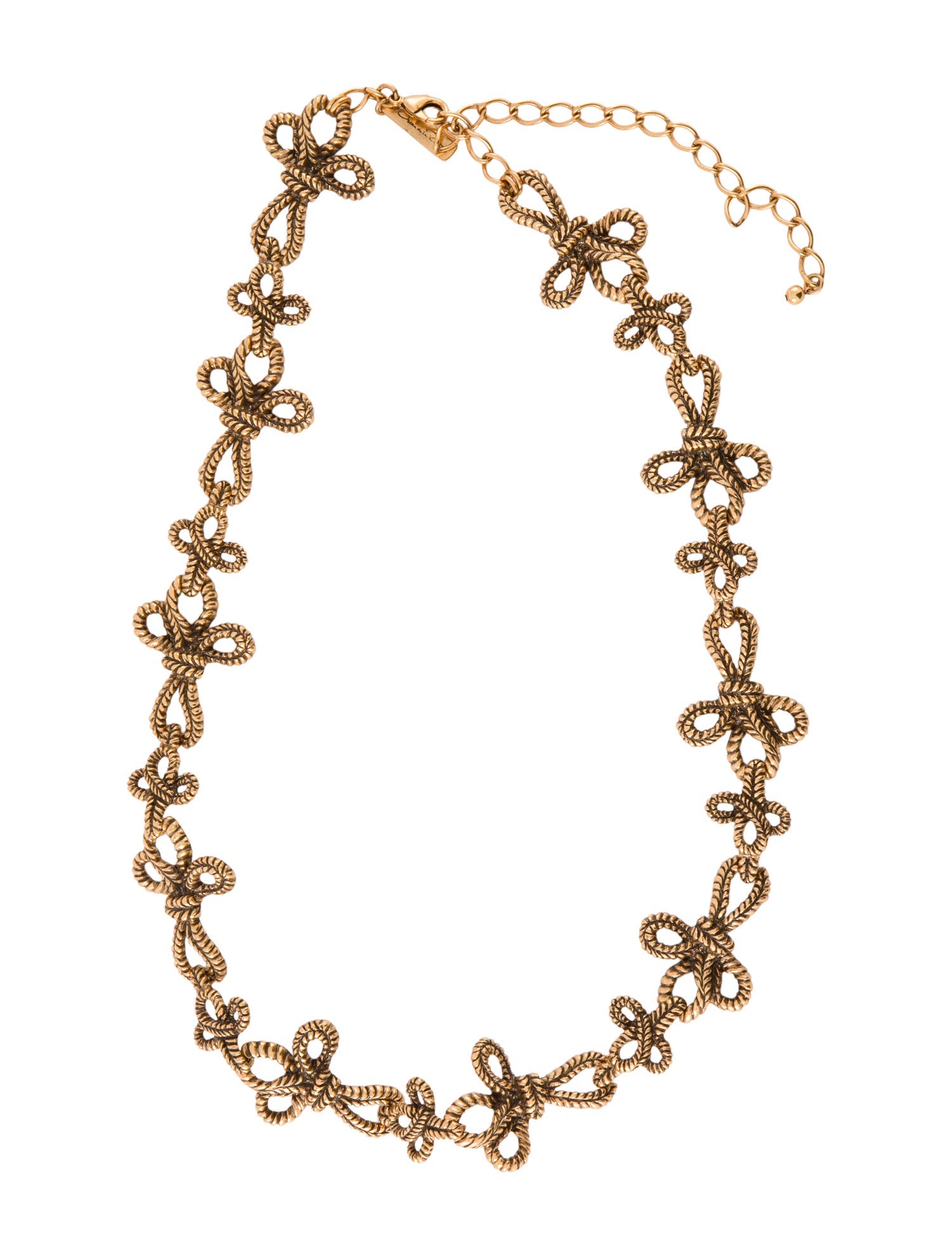 Oscar de la Renta Metal Waist Belt