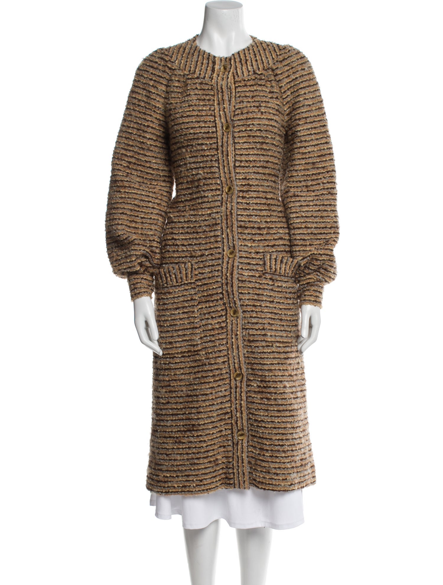 Oscar de la Renta Vintage Late 1980's - Early 1990's Faux Fur Coat