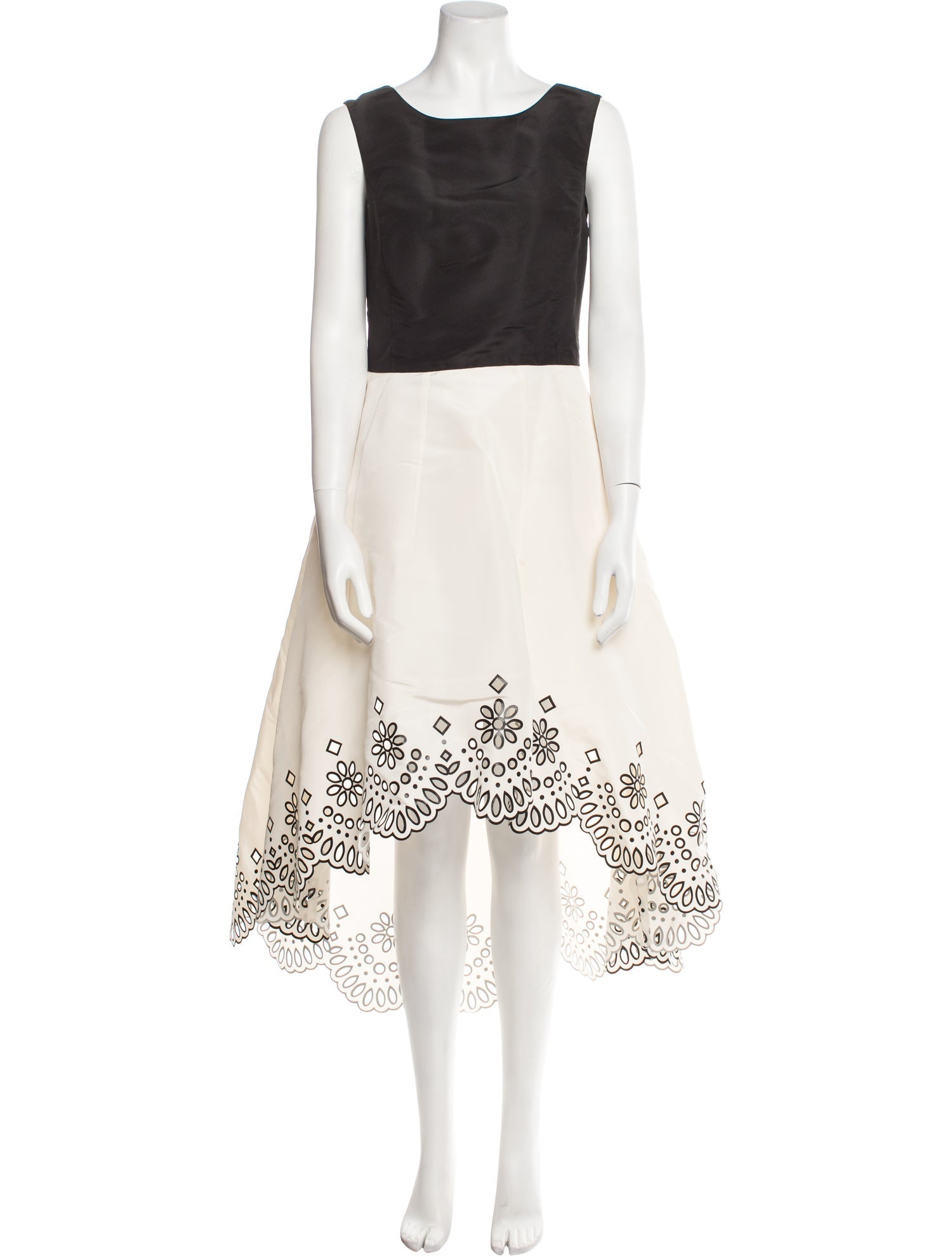 Oscar de la Renta Silk Long Dress