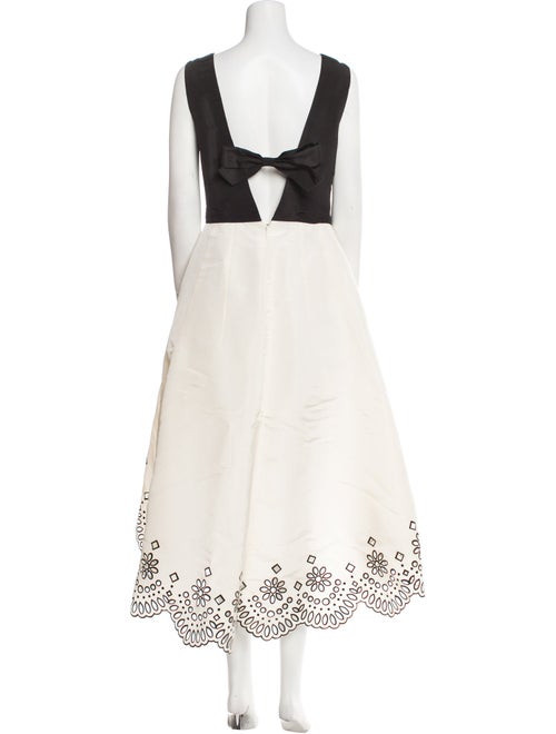 Oscar de la Renta Silk Long Dress