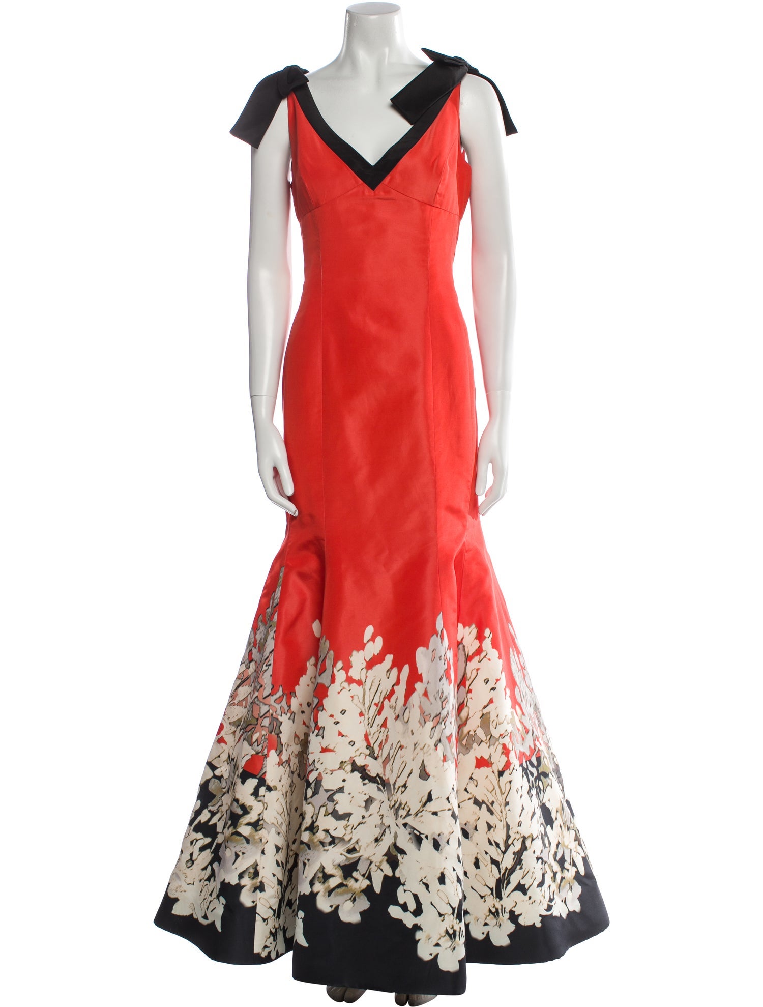 Oscar de la Renta Silk Long Dress