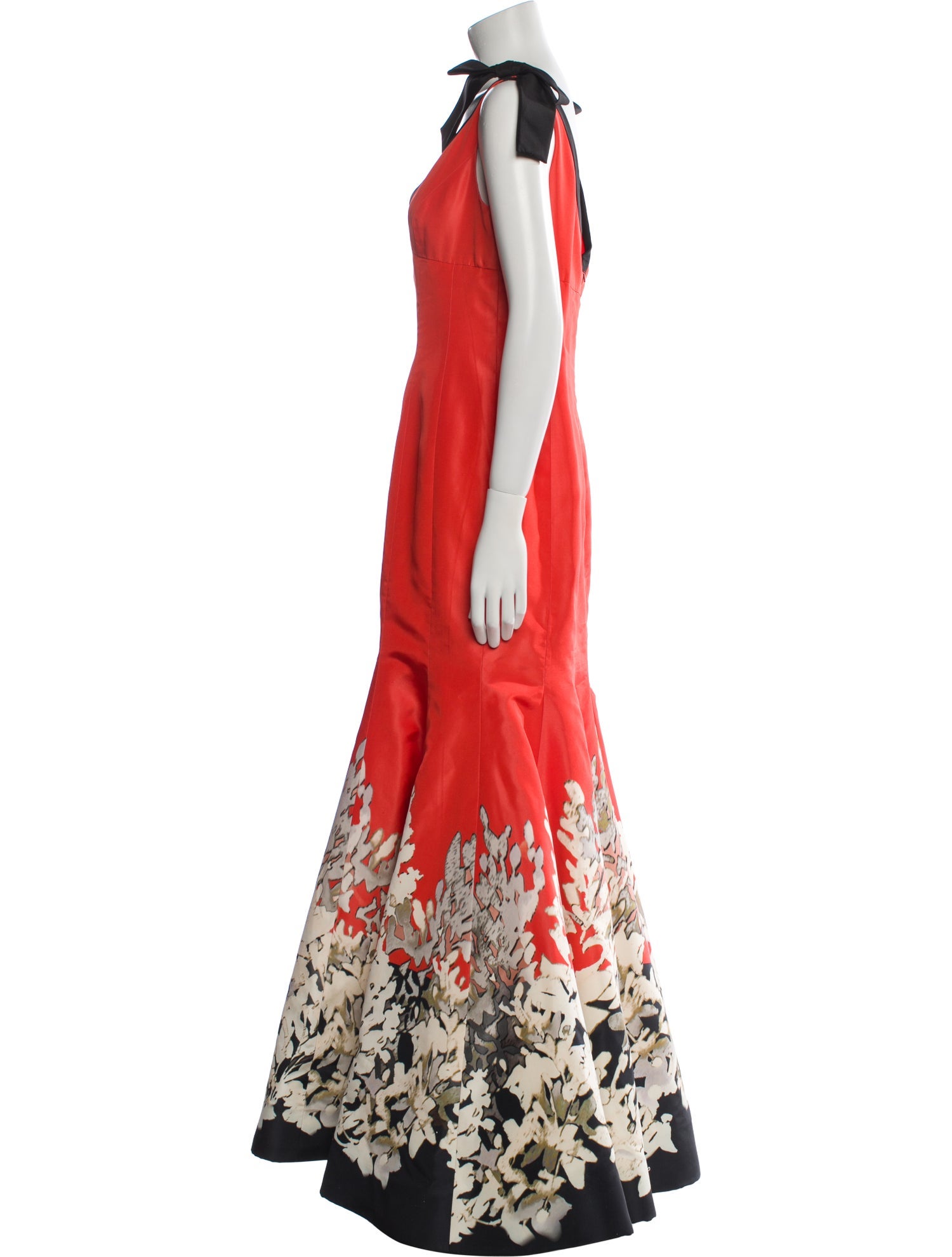 Oscar de la Renta Silk Long Dress