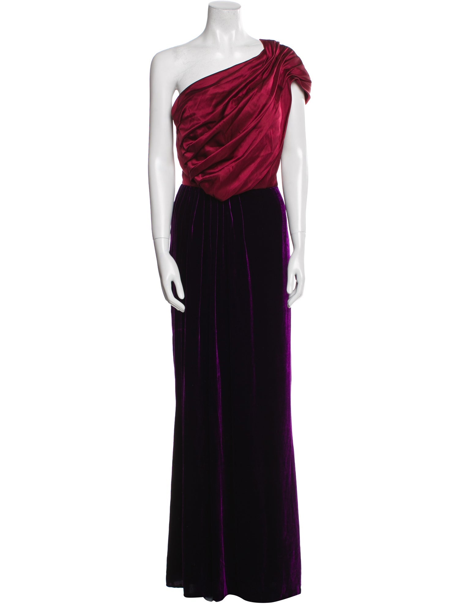 Oscar de la Renta Silk Long Dress