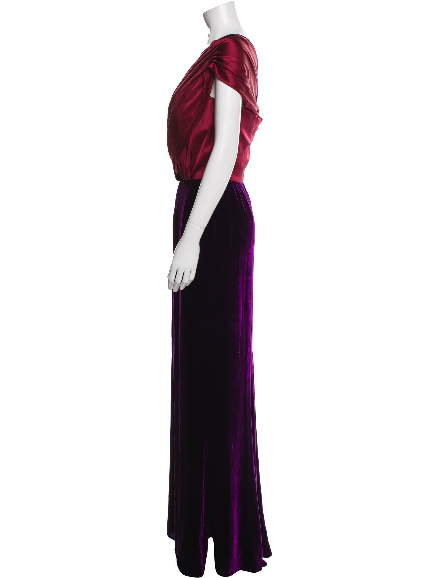 Oscar de la Renta Silk Long Dress