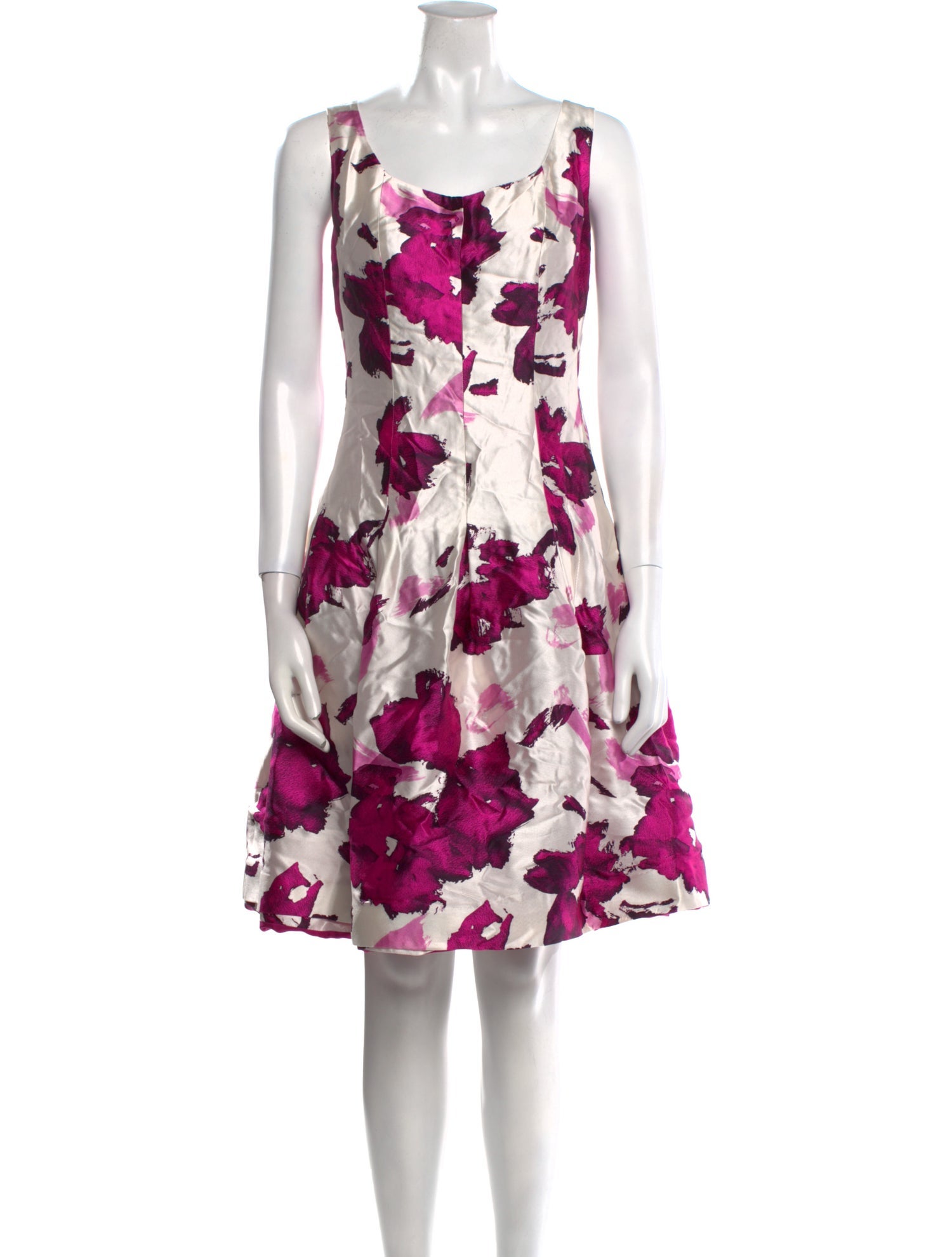 Oscar de la Renta Silk Mini Dress