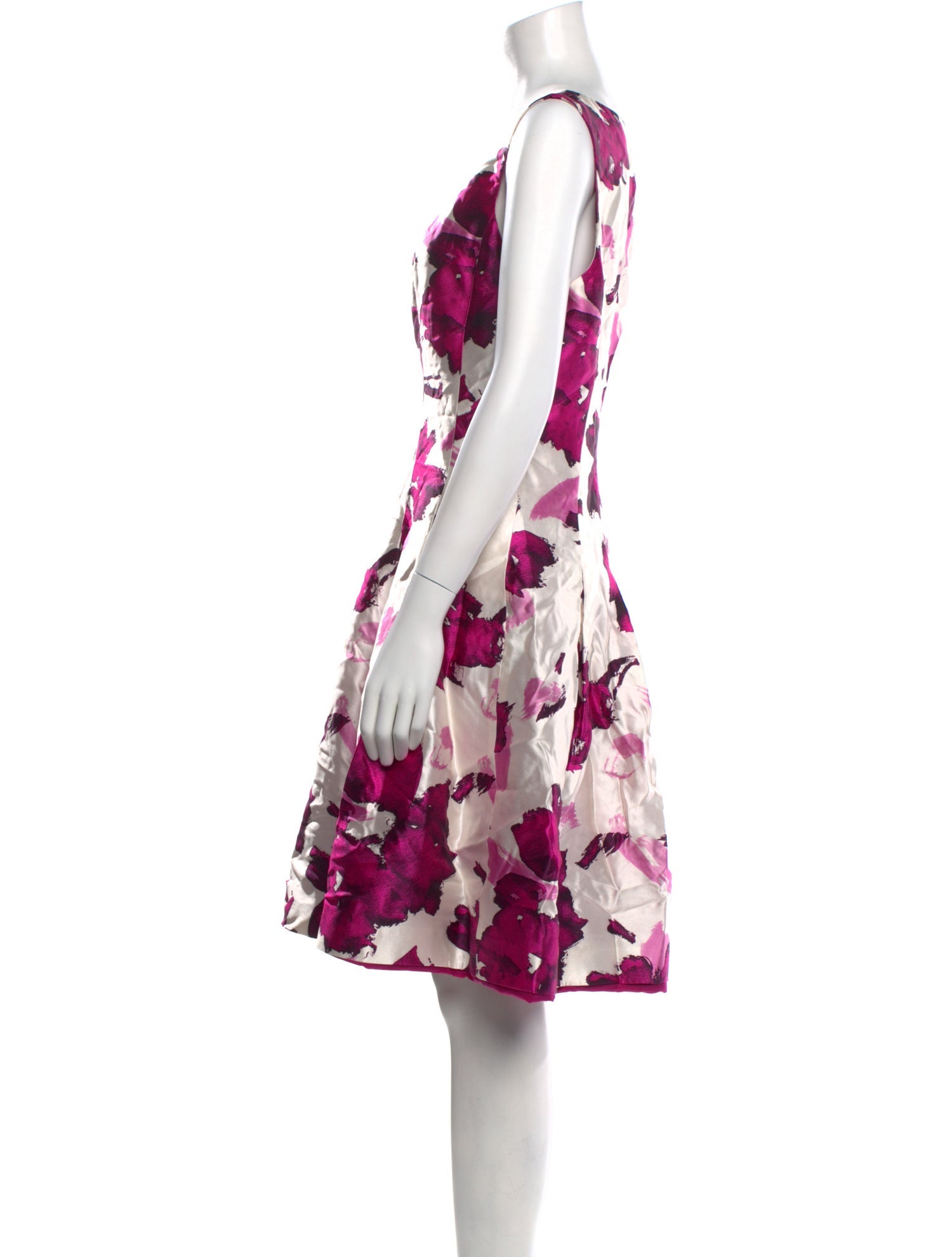 Oscar de la Renta Silk Mini Dress