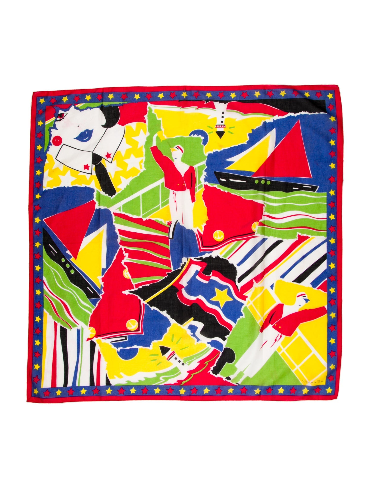 Oscar de la Renta Printed Scarf