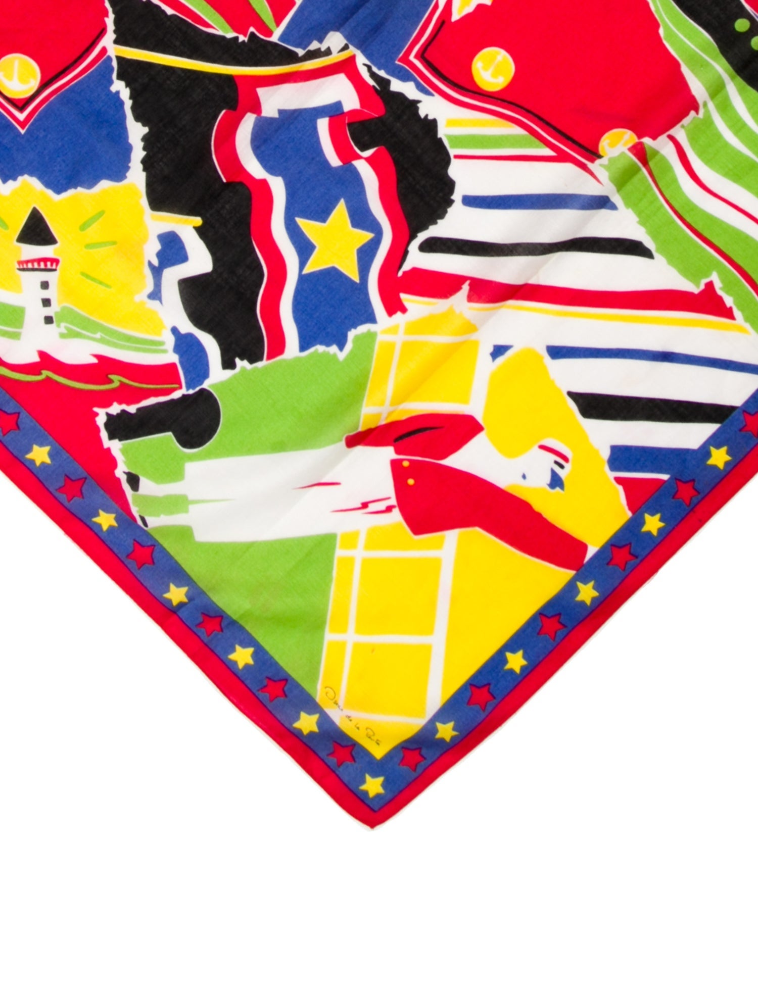 Oscar de la Renta Printed Scarf