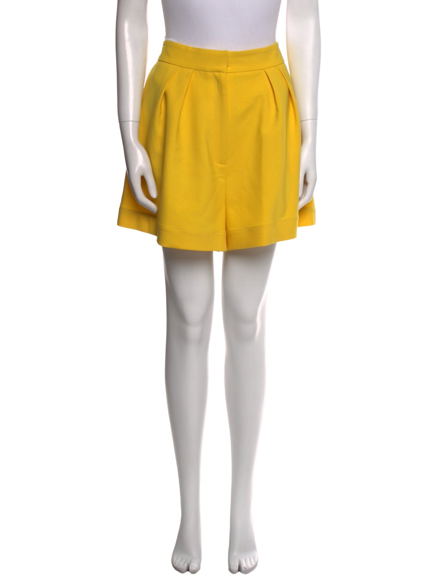 Oscar de la Renta Virgin Wool Mini Shorts