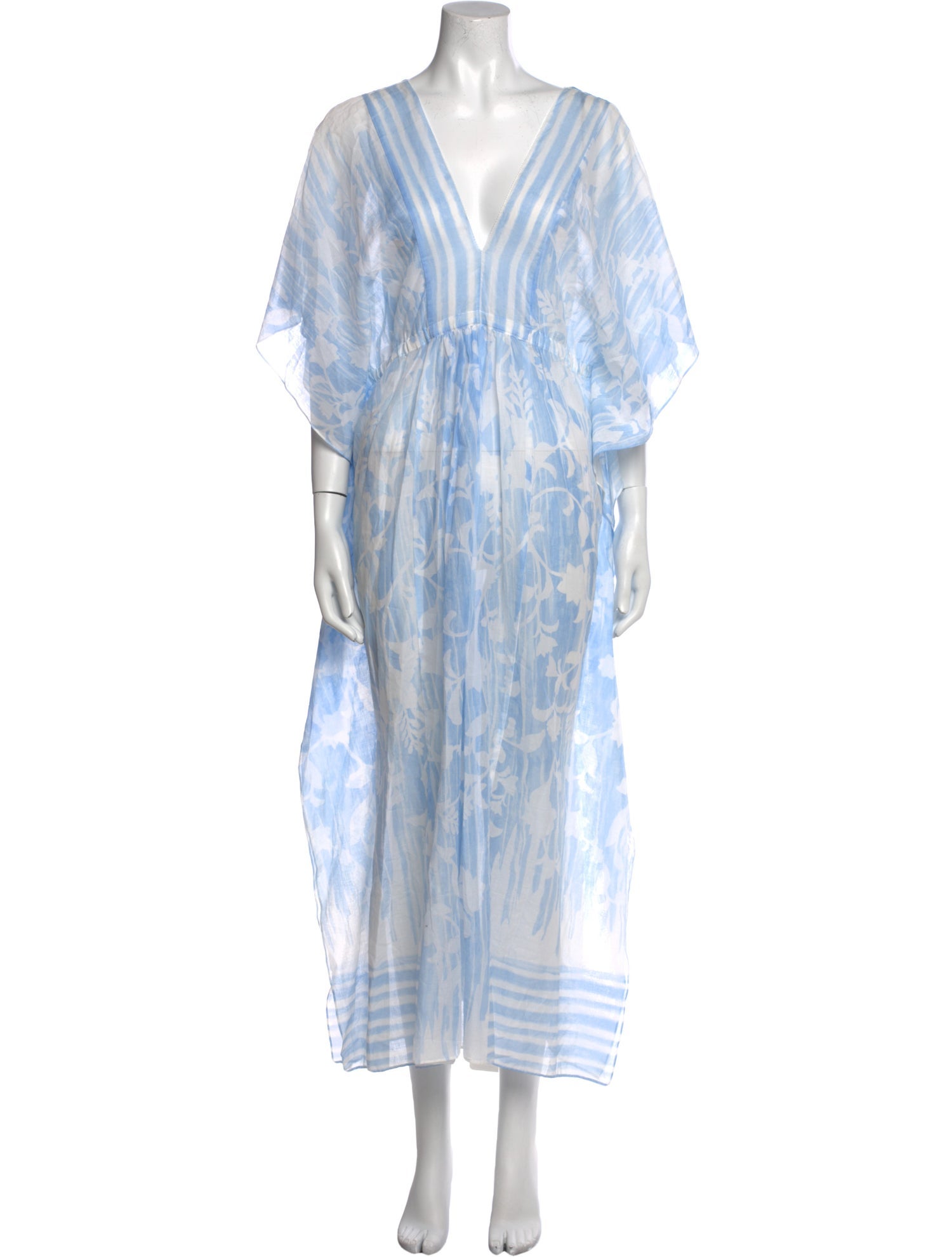 Oscar de la Renta Printed Long Dress