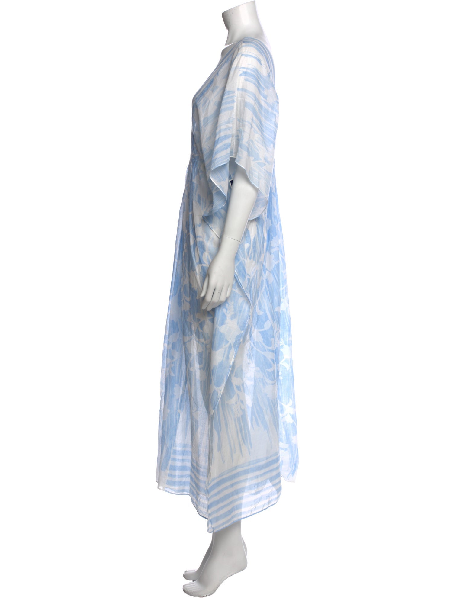 Oscar de la Renta Printed Long Dress