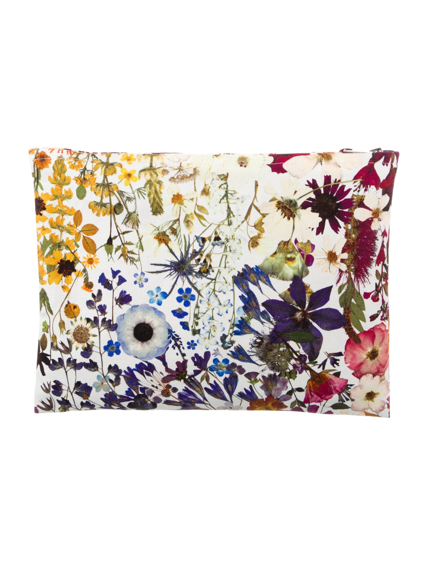Oscar de la Renta Floral Printed Cosmetic Bag