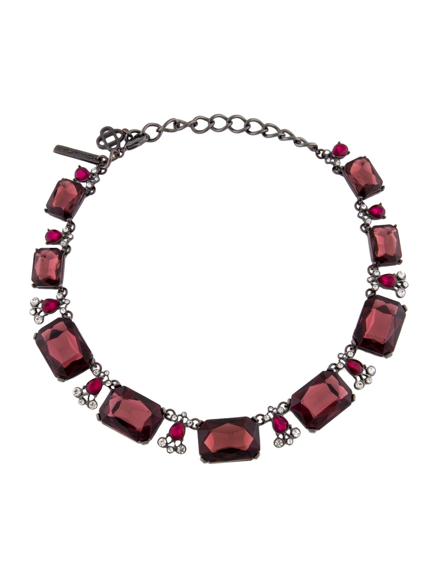 Oscar de la Renta Crystal Collar Necklace