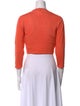 Oscar de la Renta Cashmere Open Front Sweater